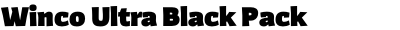 Winco Ultra Black Pack